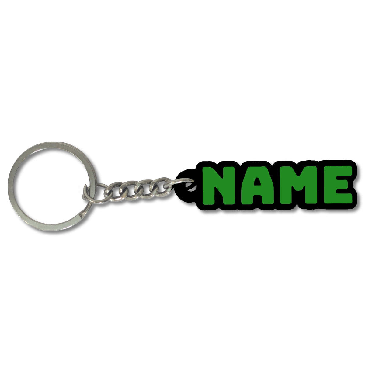 Custom Bold Name Keychain | Personalised Keychain