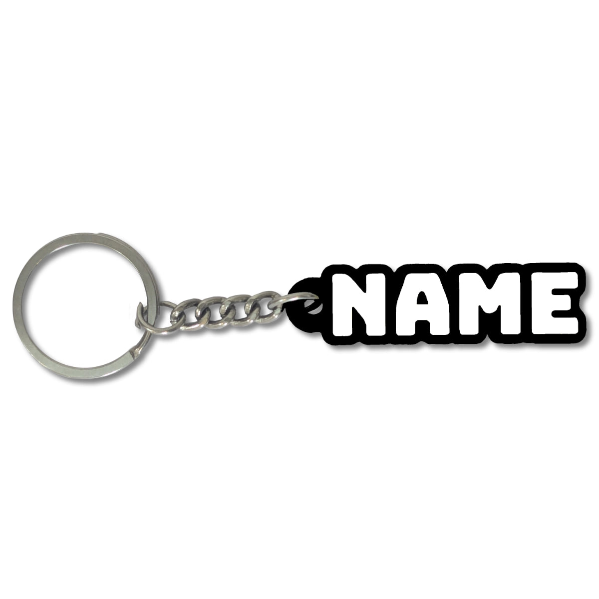 Custom Bold Name Keychain | Personalised Keychain