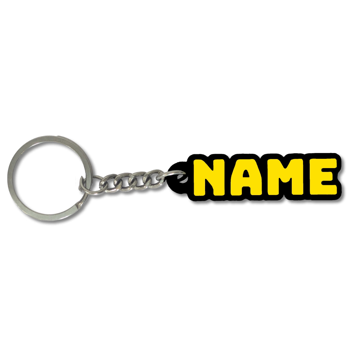 Custom Bold Name Keychain | Personalised Keychain