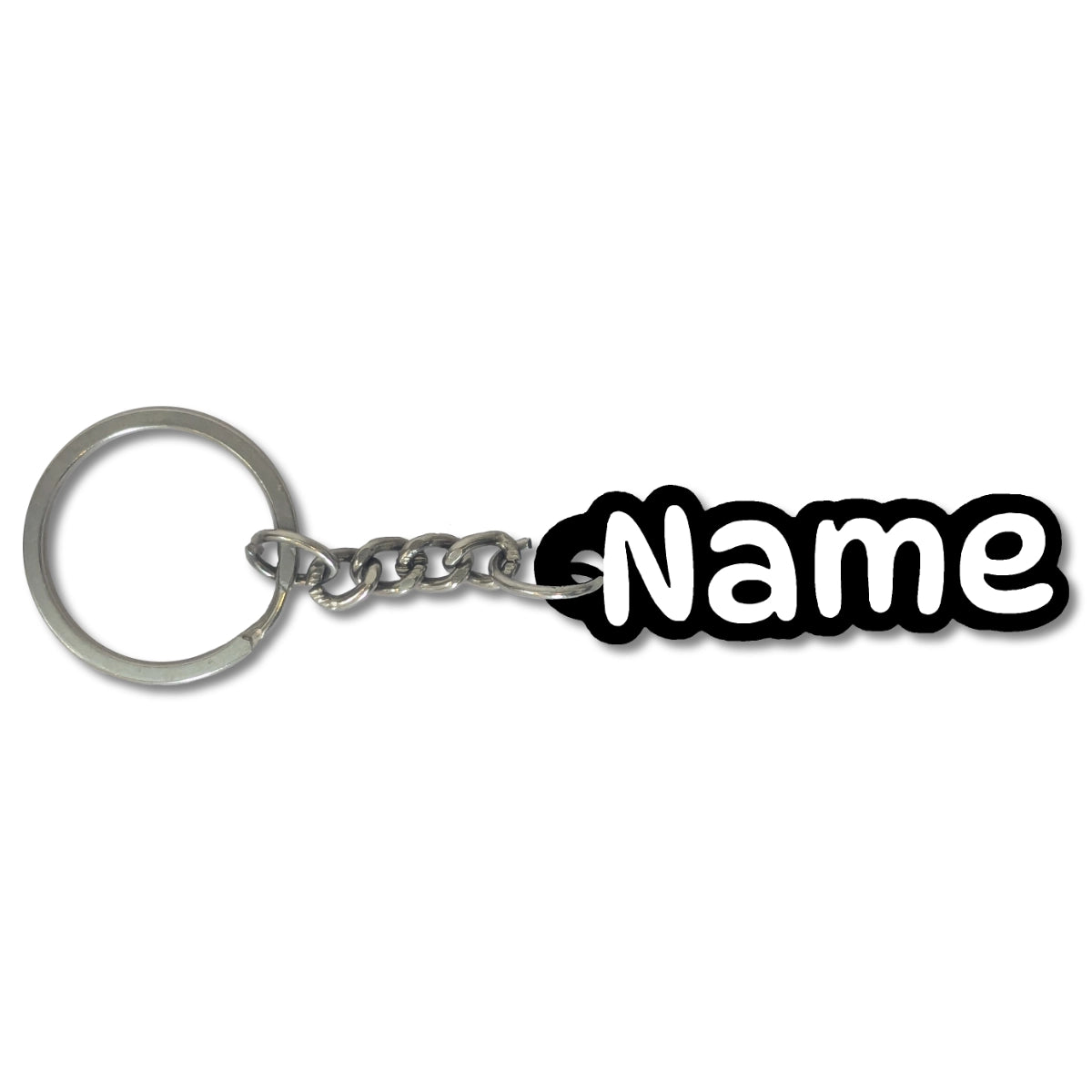 Custom Cute Bubbly Name Keychain | Personalised Keychain