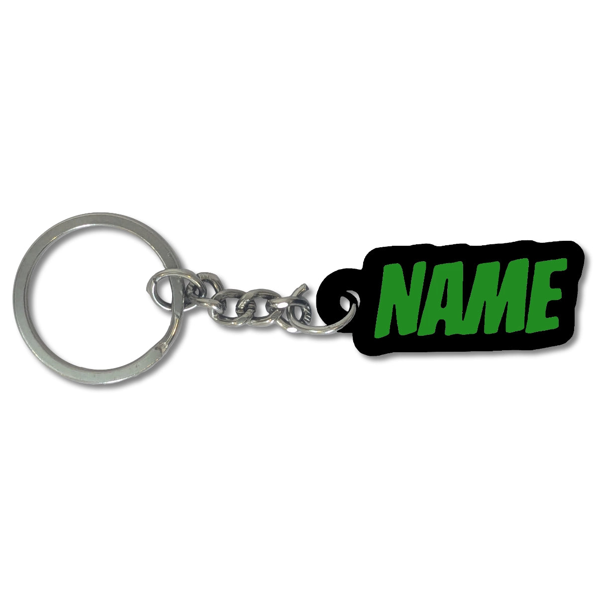 Personalized Action Font Keychain | Custom Keychain | 'Blockbuster' style