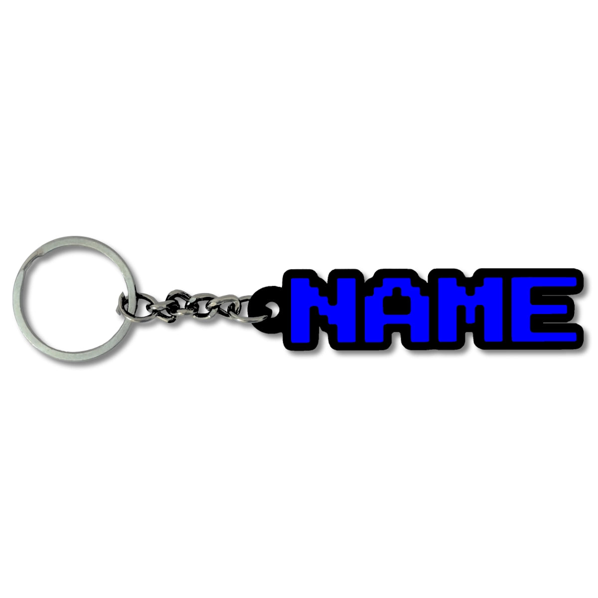 Custom Pixel Art Keychain | Personalised Minecraft Style Keychain | Personalised Bag Tag