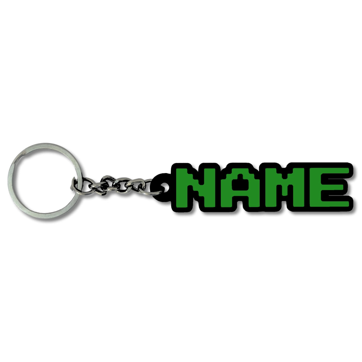 Custom Pixel Art Keychain | Personalised Minecraft Style Keychain | Personalised Bag Tag