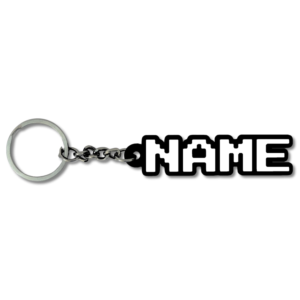 Custom Pixel Art Keychain | Personalised Minecraft Style Keychain | Personalised Bag Tag
