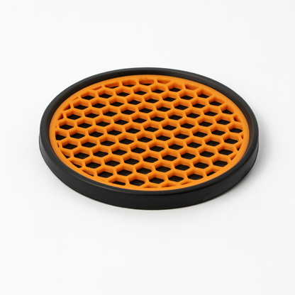 Honeycomb Coasters with Storage Holder - Set of 6 Coasters