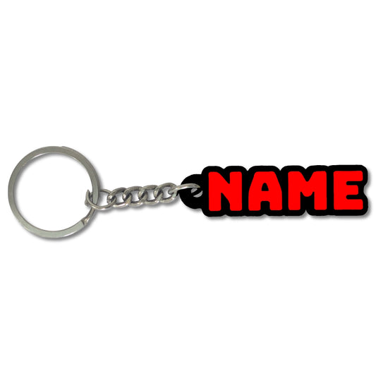 Custom Bold Name Keychain | Personalised Keychain