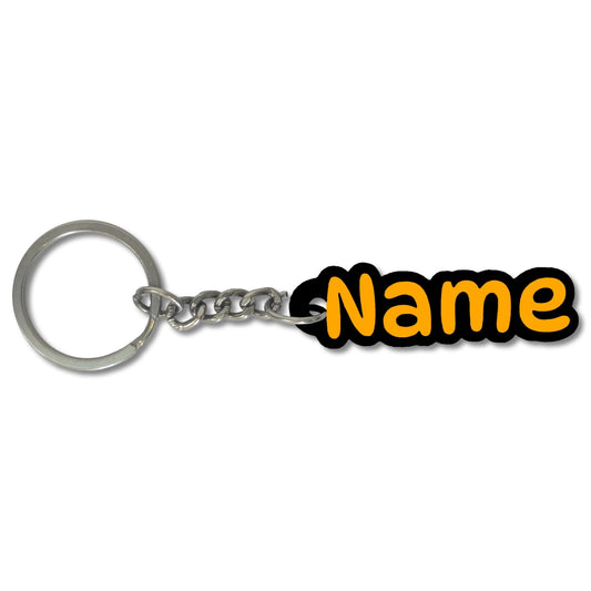 Custom Cute Bubbly Name Keychain | Personalised Keychain