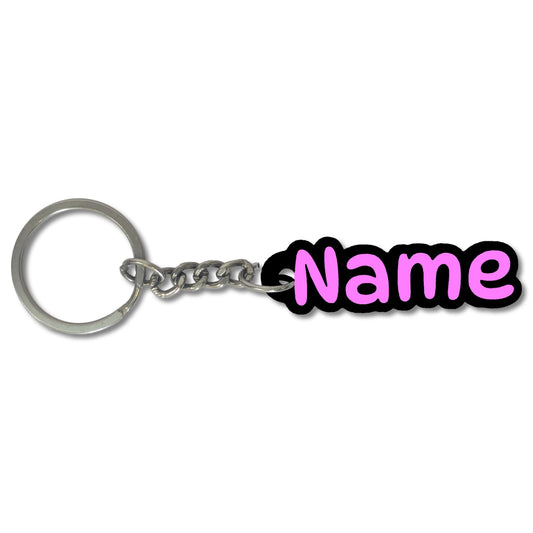 Custom Cute Bubbly Name Keychain | Personalised Keychain