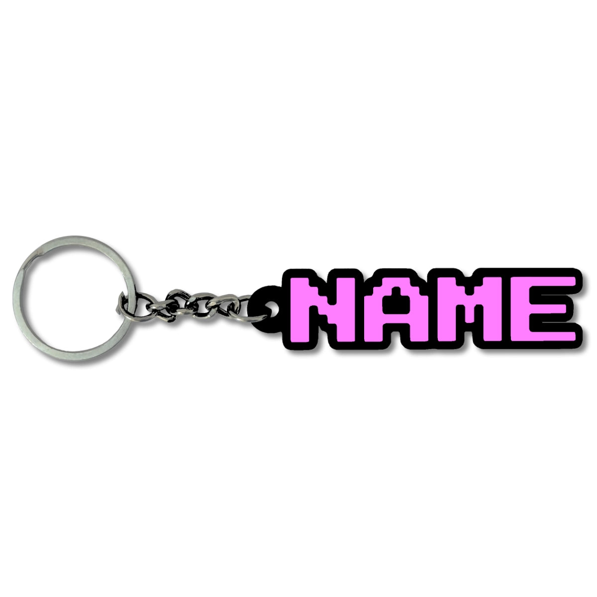Custom Pixel Art Keychain | Personalised Minecraft Style Keychain | Personalised Bag Tag